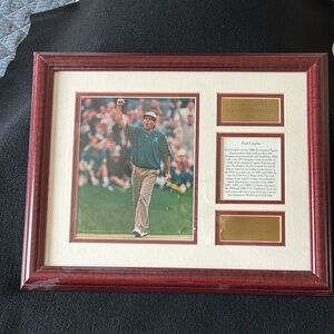 Framed Golf Memorabilia of Fred Couples Players champion 1996